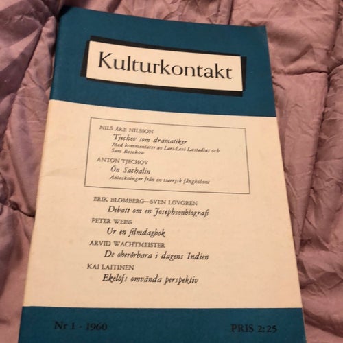 Kulturkontakt Nr 1 - 1960