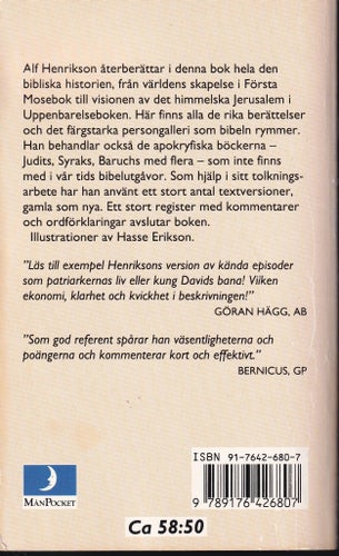 Bok Biblisk historia av Alf Henrikson