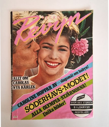 Vecko Revyn tidning nr 26 1984 - Brooke Shields, Tommy Körberg, Carola Häggkvist