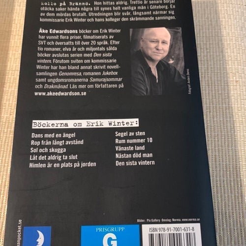 2 X Åke Edwardson- Segel av sten + nästan död man - pocket
