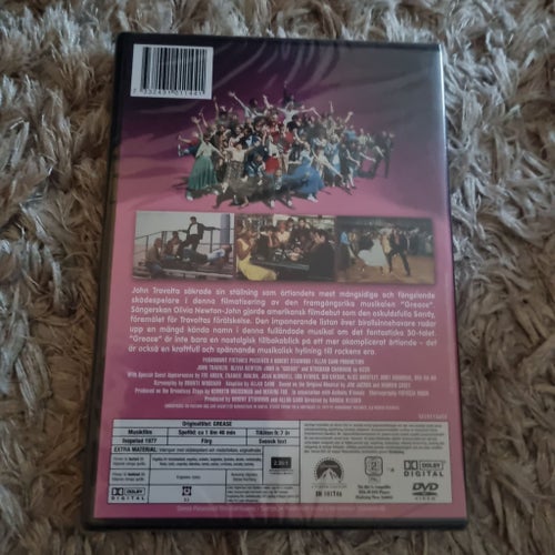 Grease (DVD) (Ny/Inplastad)