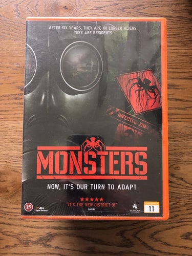 DVD: MONSTERS - Now it's turn to adapt,  Ny, inplastad !!