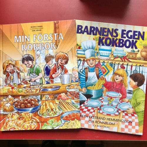 MIN FÖRSTA KOKBOK + BARNENS EGEN KOKBOK