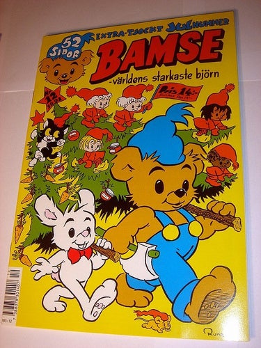 BAMSE 1991 12 (svensk) NY OLÄST EXTRATJOCKT JULNUMMER