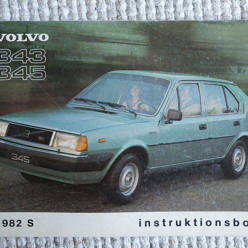 Volvo 343 345 Instruktionsbok 1982