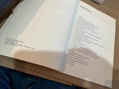 Narkotika fakta, myter och värderingar av Kjell E. Johanson, bok, Fine
