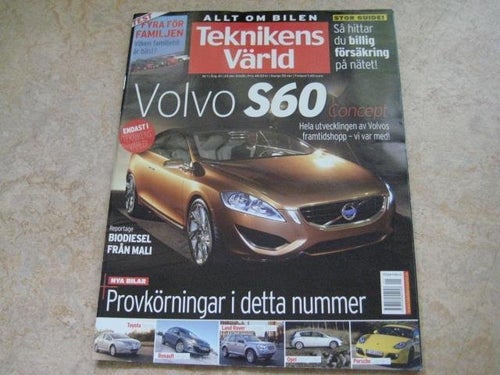 TEKNIKENS VÄRLD NR 1 2009 LAND ROVER FREELANDER,PORSCHE
