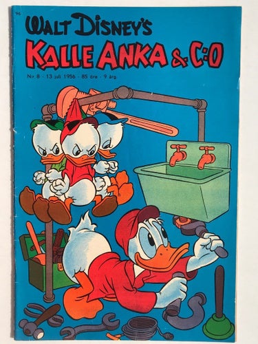 Kalle Anka - 1956:8. FN-VF