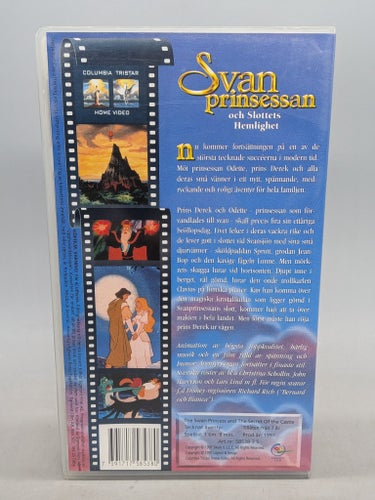 Svanprinsessan och slottets hemlighet - Svenskt tal - VHS
