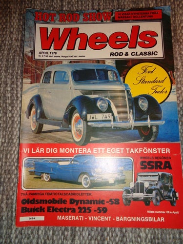 Wheels nr4 1978 Maserati, Ford Tudor, Buick, Oldsmobile,