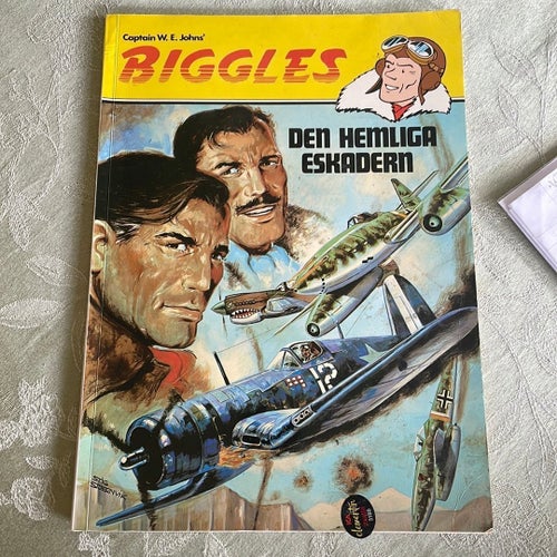 Biggles: Den hemliga eskadern av Captain W. E. Johns, 1978