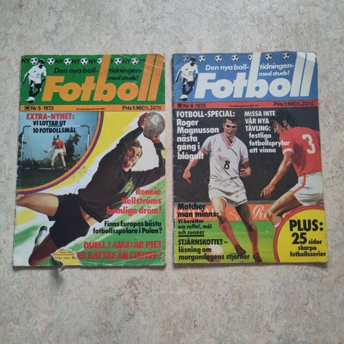Fotboll tidning 1973
