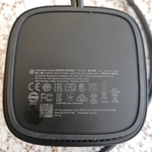 HP Thunderbolt 230W Dock G2 Dockningsstation