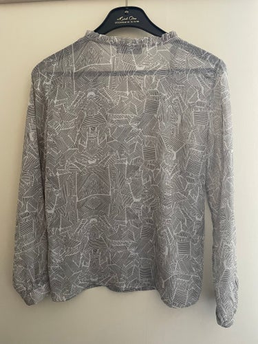 Anine Bing grå blus xs
