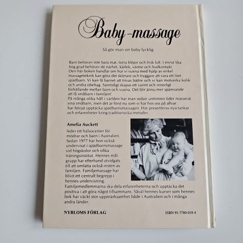 Baby-massage : Så gör man sin baby lycklig av Amelia D Auckett, 1981