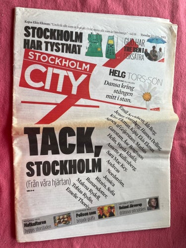 City Stockholm sista numret