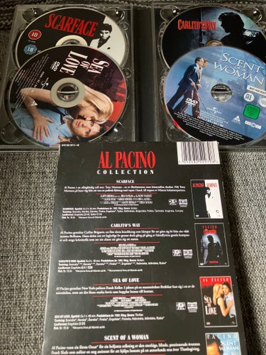 Al Pacino Collection - 4 filmer på DVD Box