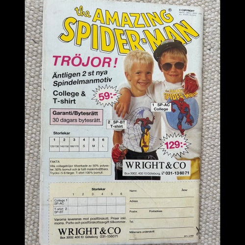 Spindelmannen nr 2 1989