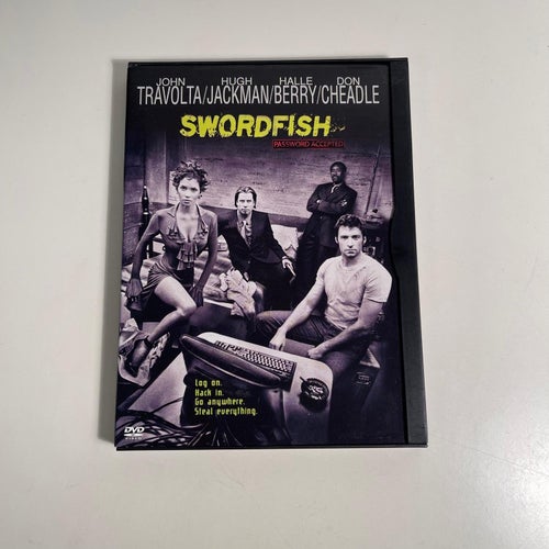 DVD - Swordfish. Snapcase. John Travolta Hugh Jackman