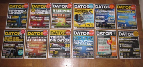 Datormagazinet (60 tidningar) på bild till Samlaren där ute ?(Samlarobjekt?)