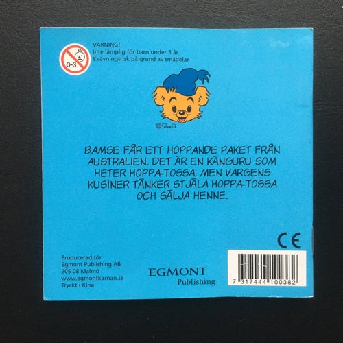 BAMSE OCH HOPPA-TOSSA - KÄRNAN bok i pixi format