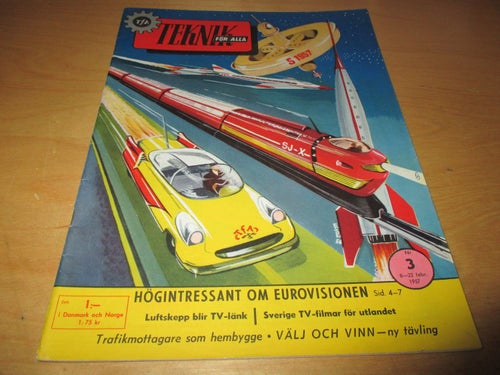 TEKNIK FÖR ALLA NR 3 1957. VANGUARD SPORTSMAN, VOLVO PV 444 K, M.M
