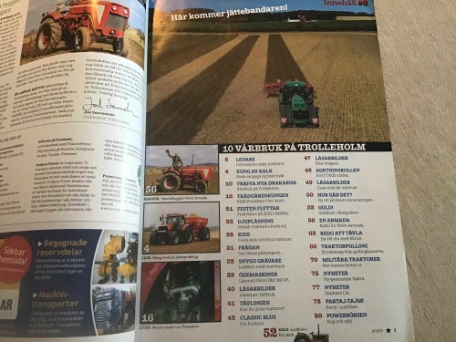TRAKTOR NR 6 2021 VOLVO ARMADA,FERGUSON,FORDSON MAJOR,LIEBHERR,NOHAB,RIBBENÅS