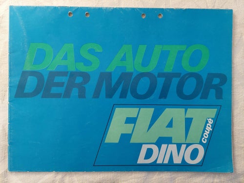 Fiat Dino Coupe 2000 V6 in deutsch