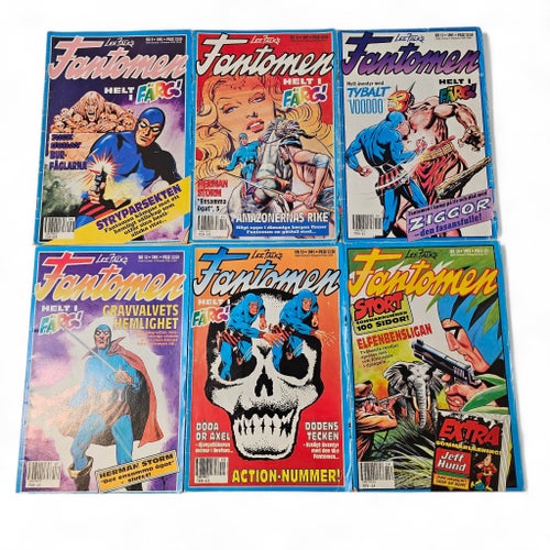 Fantomen Serietidningar - 12 st 1991
