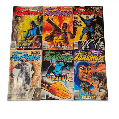 Fantomen Serietidningar - 12 st 1998-1999