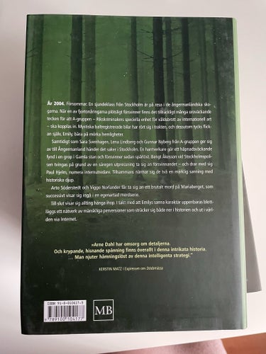 Mörkertal - Arne Dahl (2004)