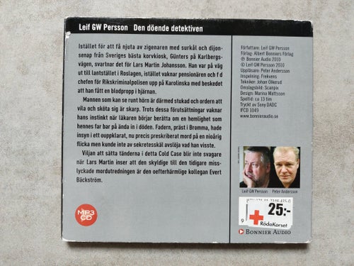 Den döende detektiven - Leif GW Persson (MP3 CD)