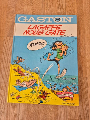 Gaston Nr 8 Inbunden FRANSK TEXT Första upplagan