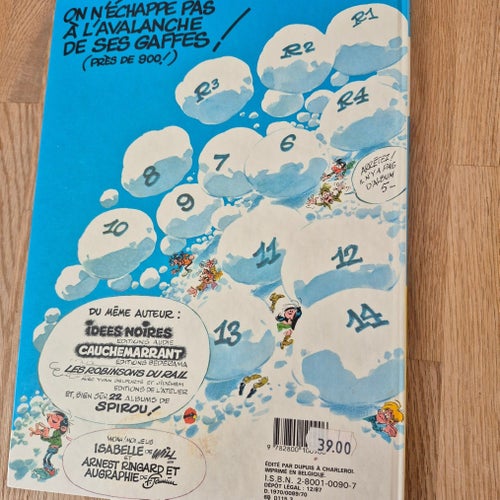 Gaston Nr 8 Inbunden FRANSK TEXT Första upplagan