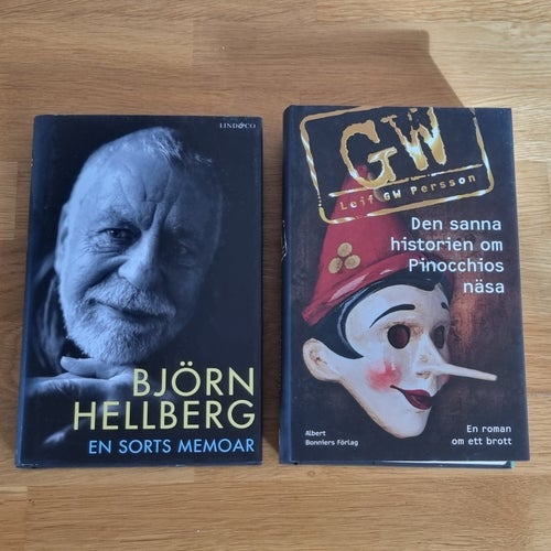 2 Böcker – Leif GW Persson & Björn Hellberg (Memoar & Krim/Verklighet)