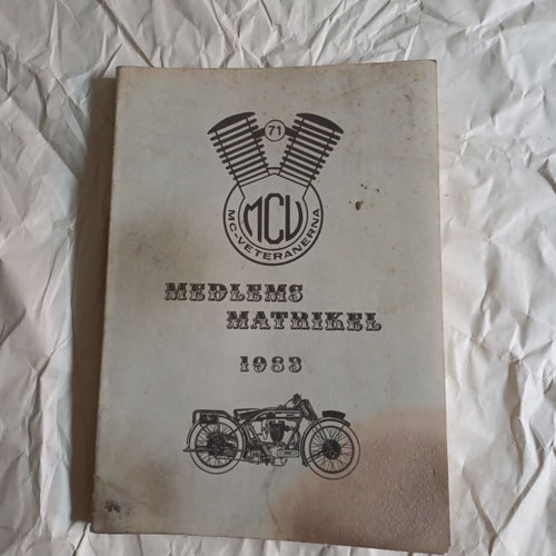 MC-VETERANERNA, Medlemsmatrikel 1983