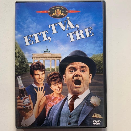 ETT, TVÅ, TRE. DVD KOMEDI -61. JAMES CAGNEY. BILLY WILDERS.