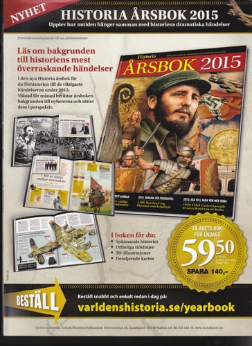 Världens Historia #1, 2016 / Nära nyskick