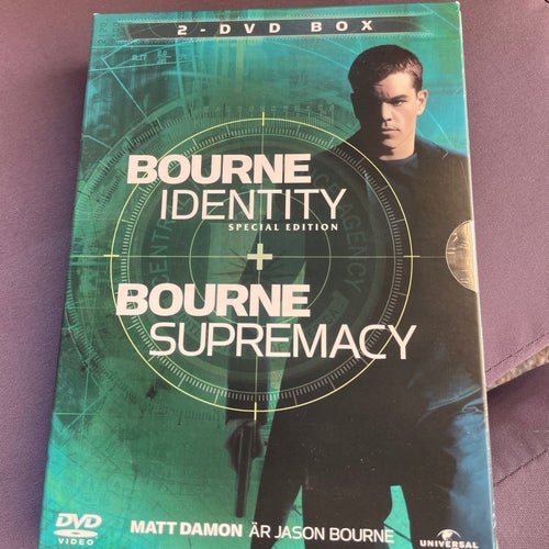 DVD-box: The Bourne Identity, The Bourne Supremacy