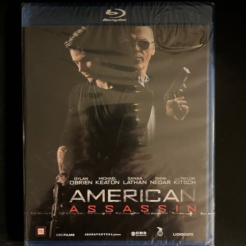 AMERICAN ASSASSIN. BLU-RAY. ACTION -17. INPLASTAD