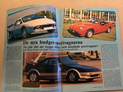 AUTOMOBIL NR 3 1985 PANTHER SOLO,PORSCHE 944,LAND ROVER,ALFA ROMEO,BMW 507