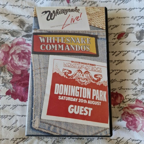 Whitesnake Live! VHS PAL Färg Stereo