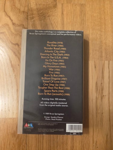 Bruce Springsteen Video Anthology / 1978-88 VHS PAL