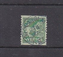 F 140 A 5 öre typ 1 tydlig stämpel Stockholm 23/3 19921