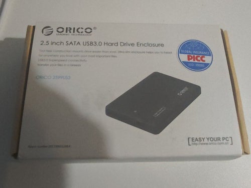 Helt ny oanvänd ORICO 2.5 tum SATA USB 3.0 hårddiskkabinett för laptoo hårddisk