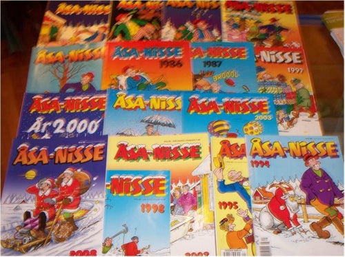 Åsa- Nisse, 16 album och julabum