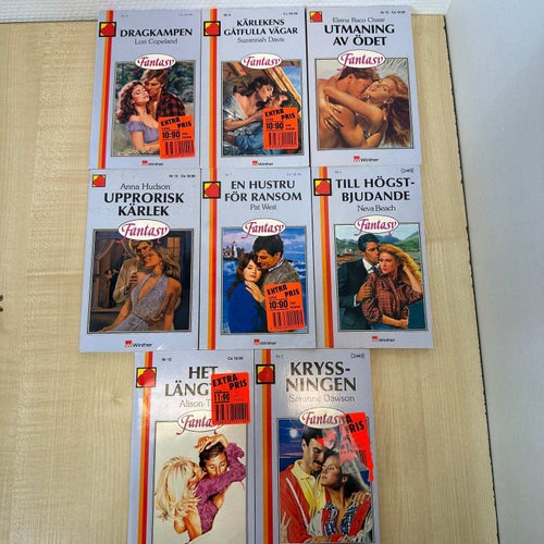 8 st. Romaner Fantasy - Bokpaket
