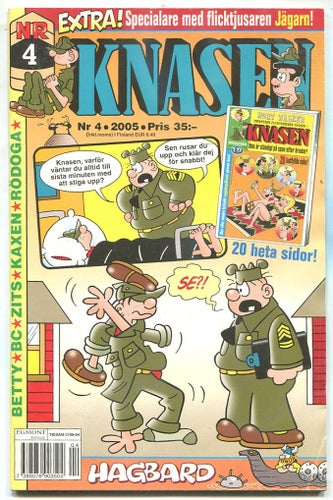 Knasen 2005 nr 4 Hagbard, Kaxen, BC, Zits, Rödöga, Betty