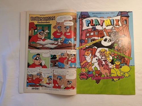 Kalle Anka & co - 1987 nr 15 - Bilaga: Playmix Våren 1987 Leksaker