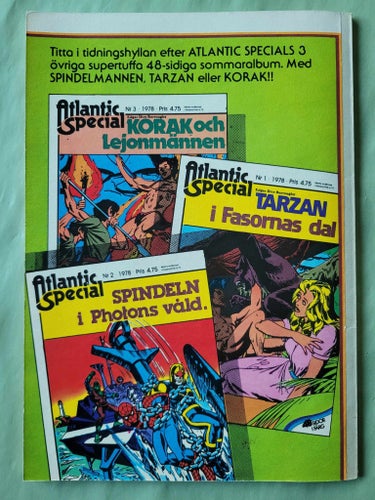 Atlantic special nr 4 från 1978 - Fantastiska fyran besegrar molekylmannen